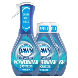 Buy From Fornaxmall.com Dawn Platinum Powerwash Dish Spray & Refill Set, Fresh Scent-1 spray + 2 refills