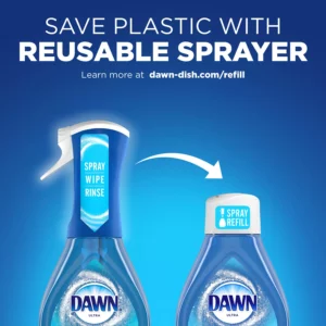 Buy From Fornaxmall.com Dawn Platinum Powerwash Dish Spray & Refill Set, Fresh Scent-1 spray + 2 refills