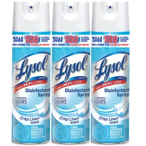 Buy From Fornaxmall.com Lysol Disinfectant Spray, Crisp Linen Scent (19 oz., 3 pk.)