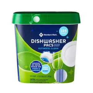 Buy From Fornaxmall.com Member's Mark Ultimate Clean Automatic Dishwasher Pacs, Fresh Clean Scent -105 count