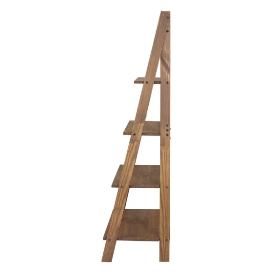 Buy From Fornaxmall.comFrankie 68" Solid Wood Ladder Bookshelf - Brown