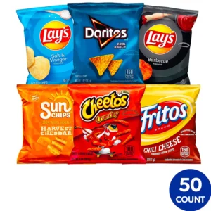 Frito-Lay Flavor Mix Variety Pack Chips and Snacks - 50 CT